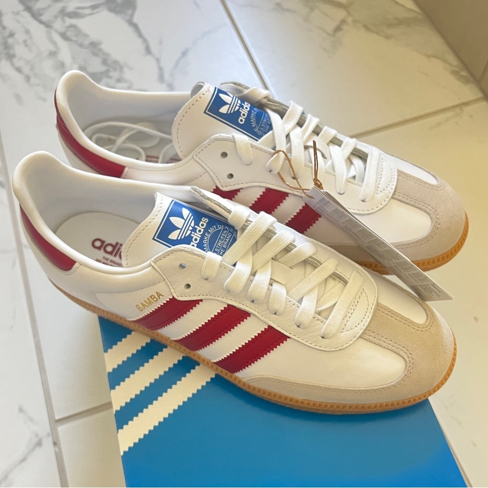 Adidas Samba OG "Collegiate Burgundy" Sneakers Women’s 10/Mens 8.5 New In Box